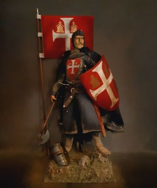 12 " Custom Medieval English Knight Champion Crusader Warrior 1/6 Figure Ignite