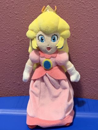 Nintendo Mario Bros.  Princess Peach Plush Doll Stuffed Animal Toy 8 "