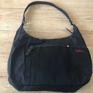 Kipling Vintage Hobo Tote Bag Black