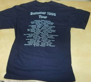 Vtg 90s The Moody Blues 1996 Summer Tour T Shirt Band Tee Concert Usa Brockum