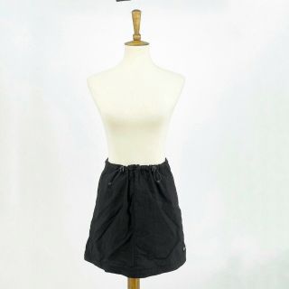 Vintage Y2k Nike Acg Athletic Skirt Drawstring Waist Black Size Medium Casual