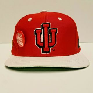 Vintage The Game Indiana University Iu Hoosiers Cap Hat Size 6 7/8,  2 Pins Euc