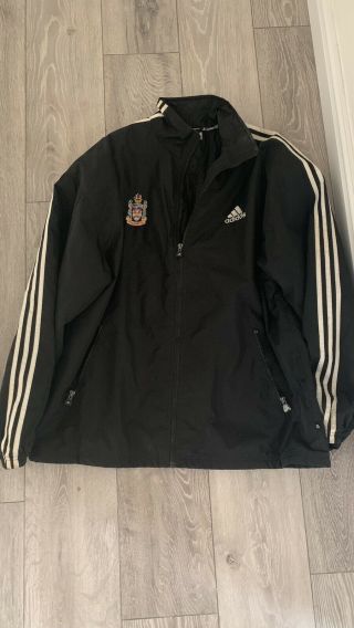 Vintage Adidas Fulham Football Club Waterproof Jacket/ Coat