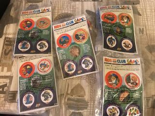 1993 Zbots Complete Set Of 5 Burger King Kids Club Meal Toy Galoob Bugeye