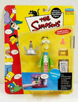 2001 The Simpsons Series 6 World Of Springfield Professor Frink Figure