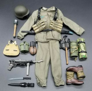 1:6 Ultimate Soldier Wwii German Infantry Uniform Set 12 " Gi Joe Dragon Mp40