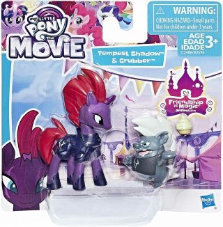 Hasbro My Little Pony The Movie - Tempest Shadow And Grubber Figures C2486 B3596