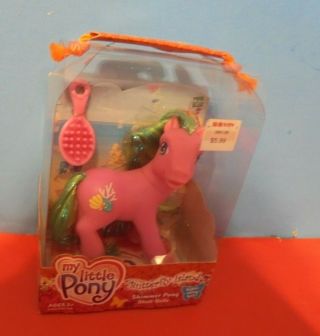 My Little Pony G3 Shell Belle Shimmer Pony Butterfly Island In Package Mib