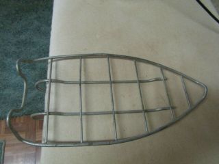 Vintage Metal Clip - On Iron Holder For Ironing Board 1950 