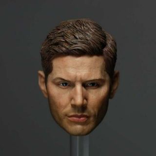 1/6 Supematural Dean Winchester Head Sculpt Jensen Ackles Head Carving Model Toy