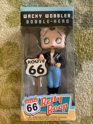 Betty Boop Wacky Wobbler Route 66 Funko Figure 24172 Nib