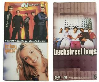 Britney Spears Nsync Backstreet Boys Music Videos Mtv Trl 90s Pop Vintage Vhs