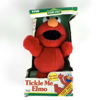 Tyco Tickle Me Elmo Doll 1996 Vintage Sesame Street -