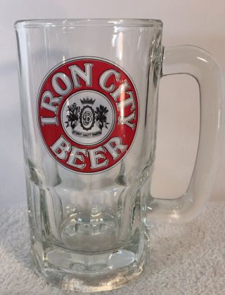 Vintage Iron City Beer Glass Mug - Pittsburgh,  Pa