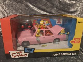 The Simpsons R/c Remote Radio Control Car Boxed Rare