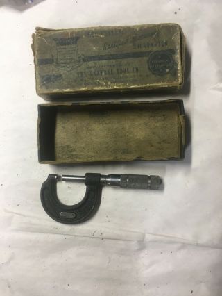Vintage Central Tool Company Micrometer Tubular 0 - 2”