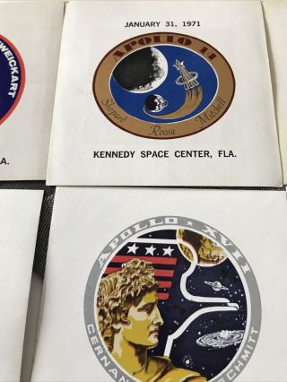 Kennedy Space Centre Vintage Stickers Apollo COLLECTORS EMBLEMS NASA 3