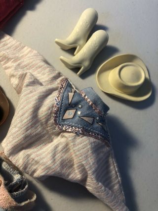 Vintage Barbie Western / Cowgirl Clothes,  Hats & Boots 3
