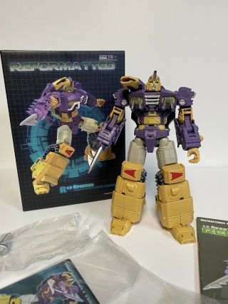 Transformers Impactor 3rd Party Mastermind Creations Reformatted R - 13 Spartan