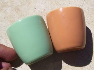 2 X Vintage Wembley Ware Australian Pottery Egg Cups