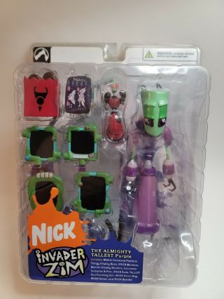 Invader Zim The Almighty Tallest Purple Fig.  Palisades Series 1 Rare Htf