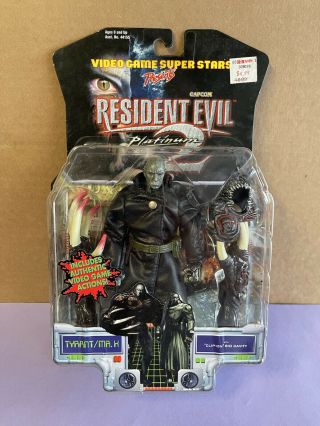 1998 Toy Biz Capcom Resident Evil 2 Platinum Tyrant Mr.  X 6 " Action Figure Moc