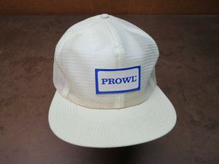 Vintage All Mesh Prowl K - Brand Snapback Hat Trucker Usa Farm Agriculture Patch