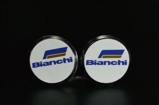 Bianchi Handlebar End Plugs Bar Caps Lenkerstopfen Bouchons Flat Vintage Style
