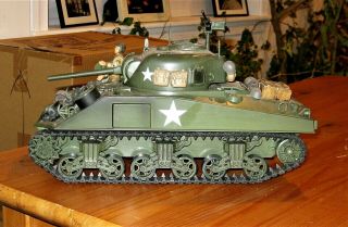 21st Century Ultimate Soldier Xd 1:18 Wwii Us M4 Sherman Tank