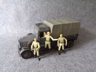 Hasbro Indiana Jones Rotla Cargo Truck Vehicle W/ German Soldier Action Figures