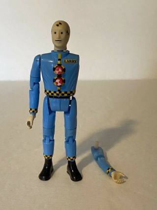 Larry Dummy Figure: Vintage Incredible Crash Dummies By Tyco