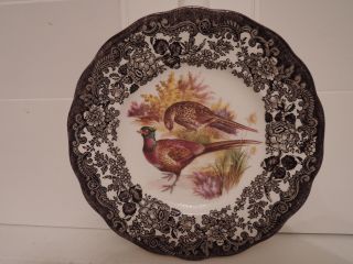 Vintage Palissy Game Series 7 " Plate Pheasants Royal Worcester Group
