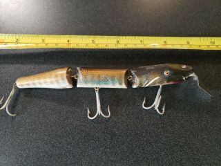 Vintage Creek Chub Double Jointed Deep Dive Pikie Fishing Lure