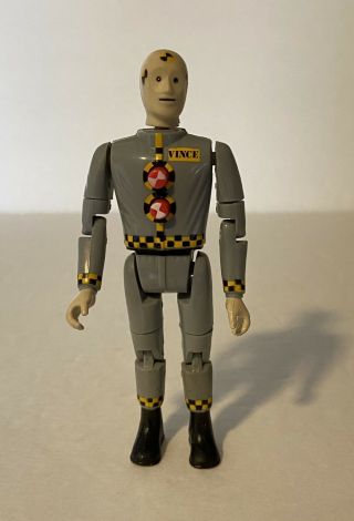 Vince Dummy Figure: Vintage Incredible Crash Dummies By Tyco