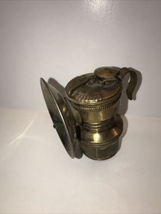 Vintage Carbide Miners Lamp By Shanklin Manufacturing Springfield Illinois Usa
