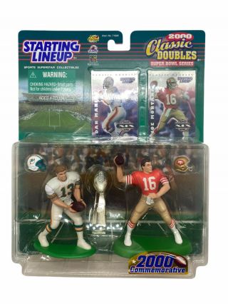 2000 Staring Lineup Dan Marino And Joe Montana Classic Doubles Bowl Series