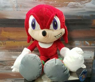 Sonic The Hedgehog Sonic X Knuckles The Echidna Toy Network Plush With Tag Sega