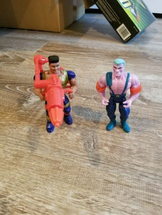 Vintage 1993 Tyco Double Dragon Blaster And Trigger Happy Action Figure
