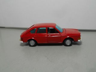 Gama Made In Western Germany Volkswagen Vw 411 Red Vintage Classic Car 1/43