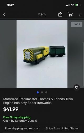 Thomas & Friends Trackmaster - Custom Listing 3