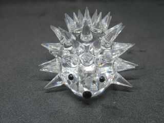 Vintage Swarovski Silver Crystal Large Hedgehog Figurine,  Retired