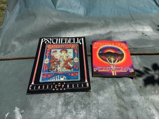 Vintage Grateful Dead Jerry Garcia Psychedelia Concert Posters And Book Deadhead