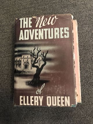 Vintage The Adventures Of Ellery Queen 1943 Triangle Books Hardcover