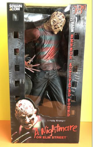 Mcfarlane Freddy Krueger Movie Maniacs 18 Inch Nightmare On Elm Street 1/4 Scale