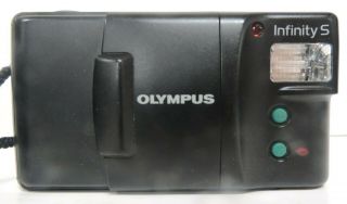 Vtg Olympus Infinity S Film Point And Shoot Camera - 35mm 1:3.  5 - Self Timer