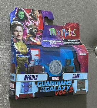 Guardians Of The Galaxy Vol 2 Minimates Series Nebula & Drax Set Tru Exclusive