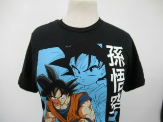 L6415 VTG Dragon Ball Z Goku Men ' s Crewneck Short Sleeve Graphic T - Shirt Size S 2