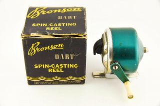 Vintage Bronson Dart Antique Fishing Reel Jj27