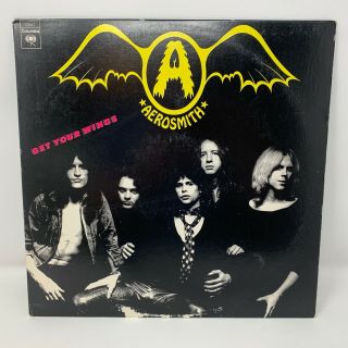 Vintage 1974 Aerosmith Get Your Wings Vinyl Record Album Same Old Song & Dance