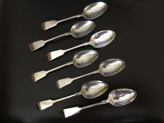 A Set Of 7 X Vintage Silver Plated Teaspoons Bha X 3 And 4 X Bros